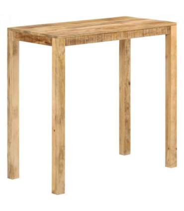 vidaXL Bar Table 112x55x108 cm Solid Wood Mango — Size: 112 x 55 x 108 cm