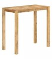 vidaXL Bar Table 112x55x108 cm Solid Wood Mango — Size: 112 x 55 x 108 cm