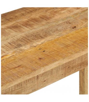 vidaXL Console Table 110x35x76 cm Rough Mango Wood — Size: 110 x 35 x 76 cm