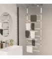 vidaXL 5-Tier Hanging Laundry Drying Rack Aluminium — Size: 50 x 25 x 187 cm
