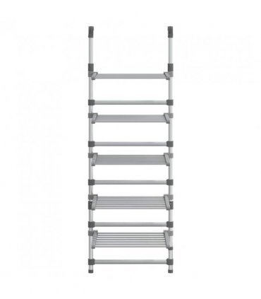 vidaXL 5-Tier Hanging Laundry Drying Rack Aluminium — Size: 50 x 25 x 187 cm