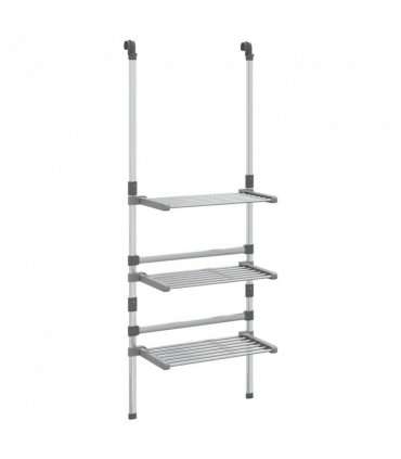 vidaXL 3-Tier Hanging Laundry Drying Rack Aluminium — Size: 50 x 25 x 135 cm