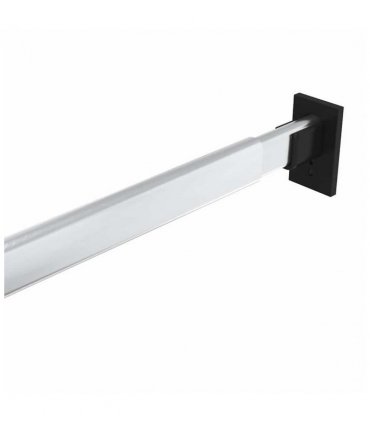vidaXL Telescopic Wardrobe Rails 4 pcs Silver 58-100 cm