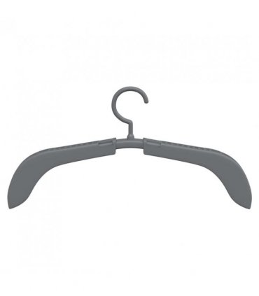vidaXL Extendable Clothes Hangers 10 pcs Grey