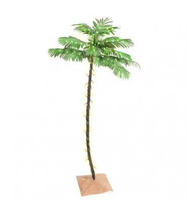 vidaXL LED Palm Tree Warm White 96 LEDs 180 cm