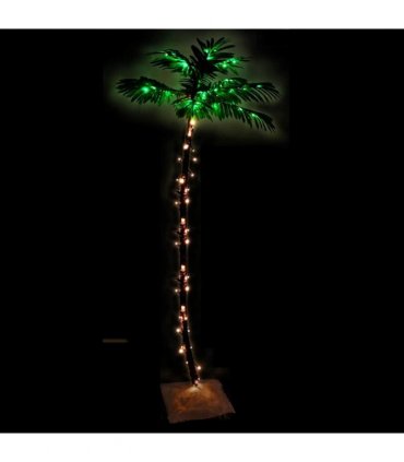 vidaXL LED Palm Tree Warm White 96 LEDs 180 cm