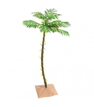 vidaXL LED Palm Tree Warm White 72 LEDs 120 cm