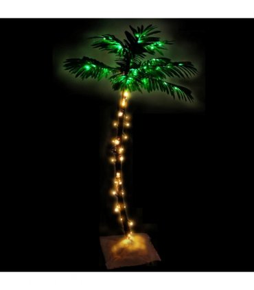 vidaXL LED Palm Tree Warm White 72 LEDs 120 cm