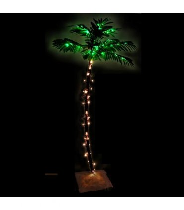 vidaXL LED Palm Tree Warm White 88 LEDs 150 cm