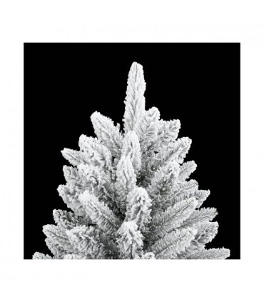 vidaXL Artificial Christmas Tree with Flocked Snow 150 cm PVC&PE — Model: without led