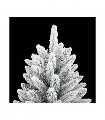 vidaXL Artificial Christmas Tree with Flocked Snow 180 cm PVC&PE — Model: without led