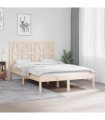 vidaXL Bed Frame | Natural Pine | Solid Pine Wood | Double | Bed Frame — Size: 120 x 200 cm