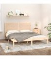 vidaXL Bed Frame without Mattress 180x200 cm Super King Solid Wood — Colour: natural, Size: 180 x 200 cm