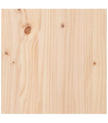 vidaXL Bed Frame without Mattress 180x200 cm Super King Solid Wood — Colour: natural, Size: 180 x 200 cm