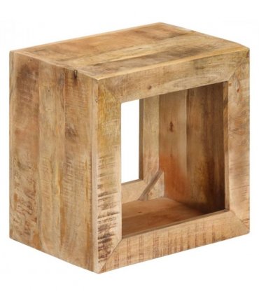 vidaXL Stool 40x30x40 cm Solid Wood Mango — Colour: Natural wood