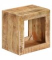 vidaXL Stool 40x30x40 cm Solid Wood Mango — Colour: Natural wood