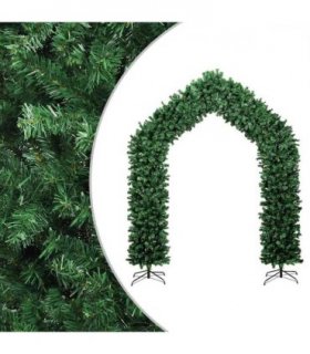 vidaXL Christmas Tree Arch Green 270 cm — Size: 270 x 215 cm