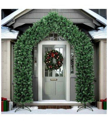 vidaXL Christmas Tree Arch Green 270 cm — Size: 270 x 215 cm