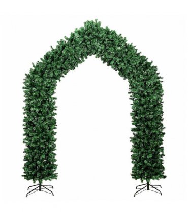 vidaXL Christmas Tree Arch Green 270 cm — Size: 270 x 215 cm