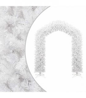vidaXL Christmas Tree Arch White 270 cm — Size: 270 x 215 cm