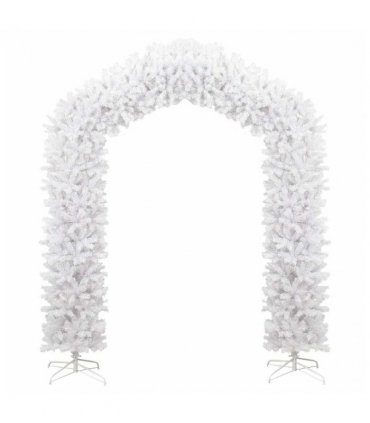 vidaXL Christmas Tree Arch White 270 cm — Size: 270 x 215 cm