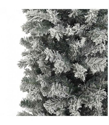 vidaXL Christmas Tree Arch with Flocked Snow 270 cm — Colour: white and green, Size: 270 x 215 cm