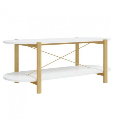 vidaXL Coffee Table White 110x48x40 cm Engineered Wood