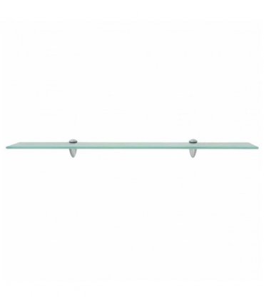 vidaXL Floating Shelf Glass 80x10 cm 8 mm — Colour: transparent, Size: 80 x 10 cm