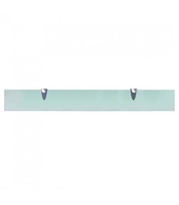 vidaXL Floating Shelf Glass 80x10 cm 8 mm — Colour: transparent, Size: 80 x 10 cm