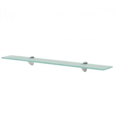 vidaXL Floating Shelf Glass 70x10 cm 8 mm — Colour: transparent, Size: 70 x 10 cm