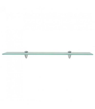 vidaXL Floating Shelf Glass 70x10 cm 8 mm — Colour: transparent, Size: 70 x 10 cm