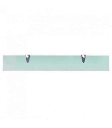 vidaXL Floating Shelf Glass 70x10 cm 8 mm — Colour: transparent, Size: 70 x 10 cm