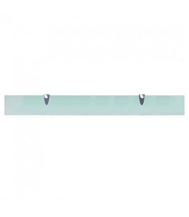 vidaXL Floating Shelf Glass 90x10 cm 8 mm — Colour: transparent, Size: 90 x 10 cm