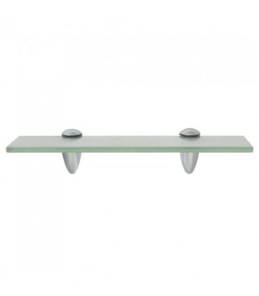 vidaXL Floating Shelves 2 pcs Glass 30x10 cm 8 mm — Colour: white, Size: 30 x 10 cm