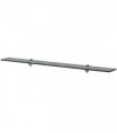 vidaXL Floating Shelf Glass 100x10 cm 8 mm — Colour: black, Size: 100 x 10 cm