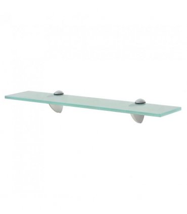 vidaXL Floating Shelves 2 pcs Glass 50x10 cm 8 mm — Colour: transparent, Size: 50 x 10 cm