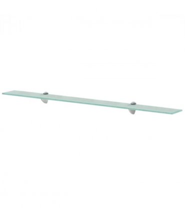 vidaXL Floating Shelf Glass 100x10 cm 8 mm — Colour: transparent, Size: 100 x 10 cm