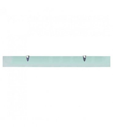 vidaXL Floating Shelf Glass 100x10 cm 8 mm — Colour: transparent, Size: 100 x 10 cm