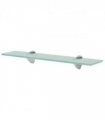 vidaXL Floating Shelf Glass 50x10 cm 8 mm — Colour: transparent, Size: 50 x 10 cm