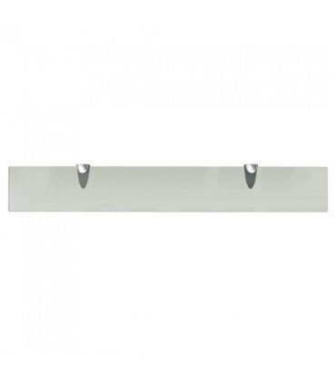 vidaXL Floating Shelf Glass 70x10 cm 8 mm — Colour: white, Size: 70 x 10 cm
