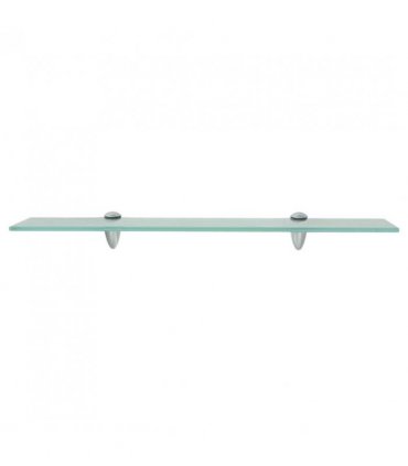 vidaXL Floating Shelf Glass 60x10 cm 8 mm — Colour: transparent, Size: 60 x 10 cm