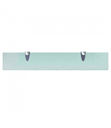 vidaXL Floating Shelf Glass 60x10 cm 8 mm — Colour: transparent, Size: 60 x 10 cm