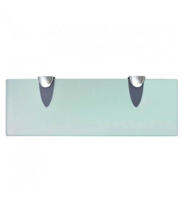 vidaXL Floating Shelves 2 pcs Glass 30x10 cm 8 mm — Colour: transparent, Size: 30 x 10 cm