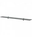 vidaXL Floating Shelf Glass 90x20 cm 8 mm — Colour: black, Size: 90 x 20 cm