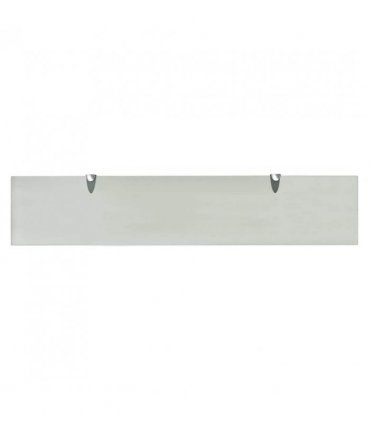 vidaXL Floating Shelves 2 pcs Glass 100x20 cm 8 mm — Colour: white, Size: 100 x 20 cm