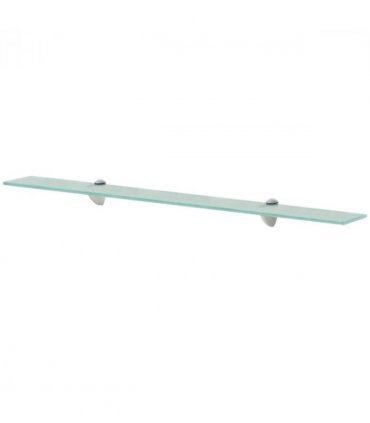 vidaXL Floating Shelf Glass 90x20 cm 8 mm — Colour: transparent, Size: 90 x 20 cm