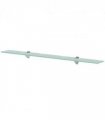 vidaXL Floating Shelf Glass 90x20 cm 8 mm — Colour: transparent, Size: 90 x 20 cm