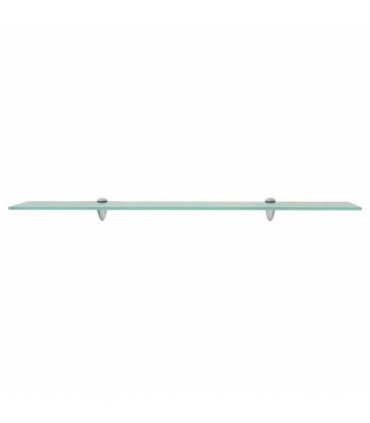 vidaXL Floating Shelf Glass 90x20 cm 8 mm — Colour: transparent, Size: 90 x 20 cm