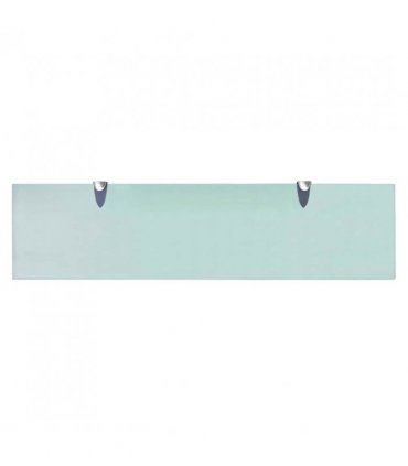 vidaXL Floating Shelf Glass 80x20 cm 8 mm — Colour: transparent, Size: 80 x 20 cm