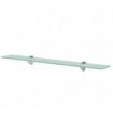vidaXL Floating Shelf Glass 70x20 cm 8 mm — Colour: transparent, Size: 70 x 20 cm
